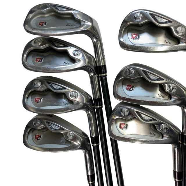 中古】 ウィルソン Wilson staff Nc6 8S アイアンセット IR Nano FLEX
