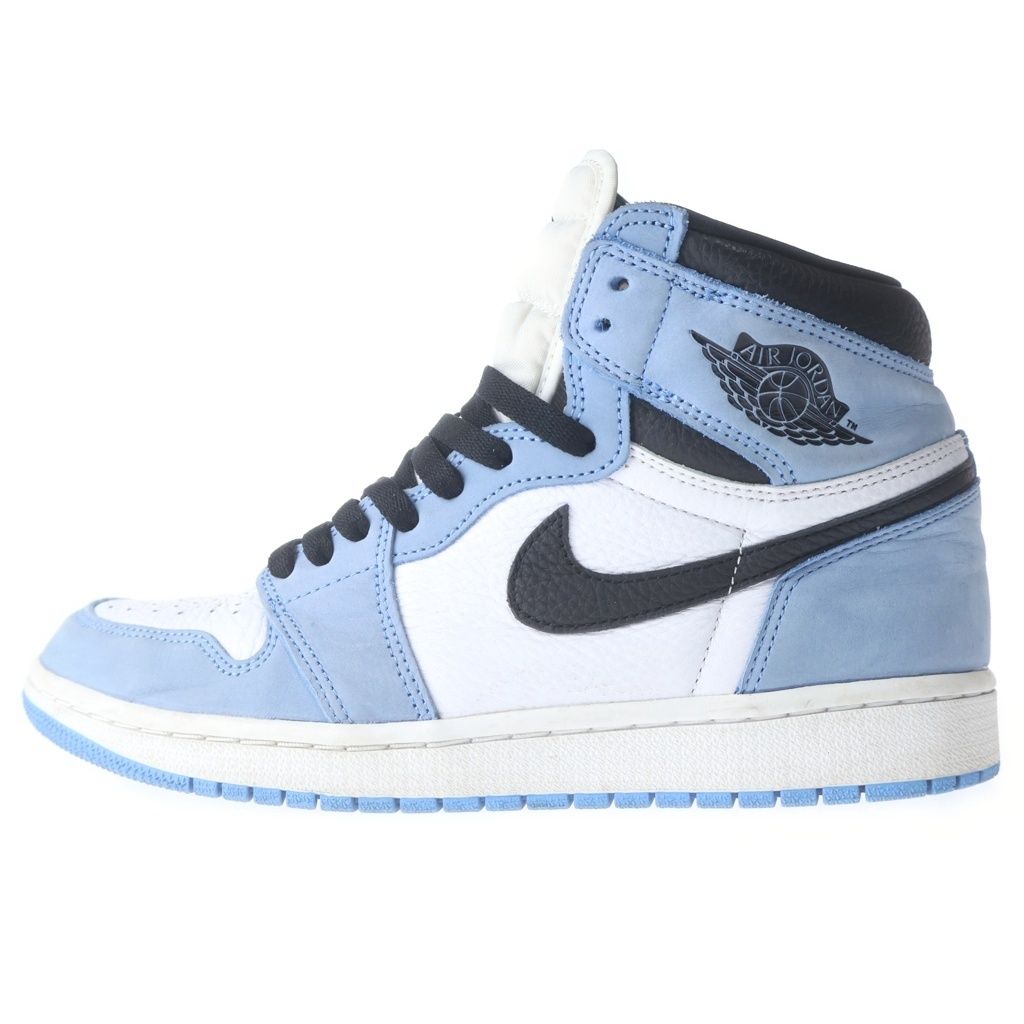 NIKE (ナイキ) AIR JORDAN 1 RETRO HIGH OG UNIVERCITY BLUE エアジョーダン1 ハイ ユニバーシティーブルー ハイカットスニーカー ブルー/ホワイト US9/27cm 555088-134 13,590円