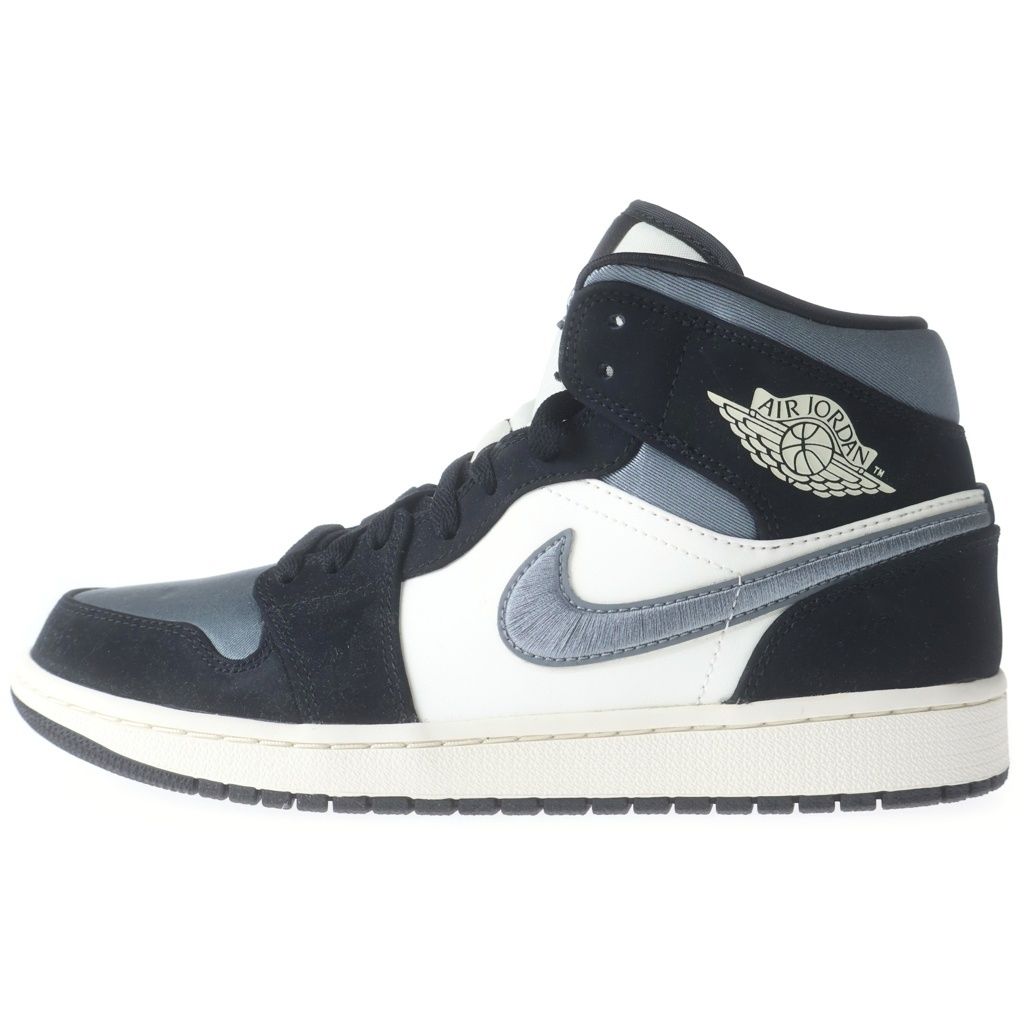 NIKE (ナイキ) AIR JORDAN 1 MID SE 852542-011 エアジョーダン1 ミッドカットスニーカー ホワイト/ブラック US9/27cm