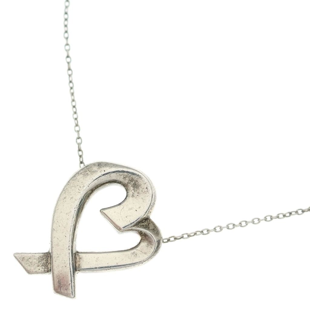 TIFFANY & Co. (ティファニー) パロマピカソ ラビングハート ネックレス ペンダント Ag925 SV シルバー 14,045円