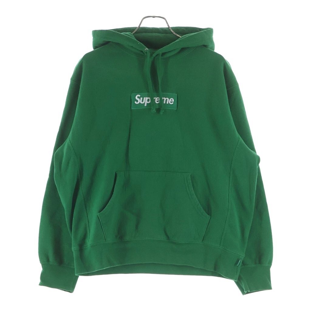 SUPREME (シュプリーム) 24AW Box Logo Hooded Sweatshirt ボックスロゴ スウェットプルオーバーパーカー フーディー グリーン