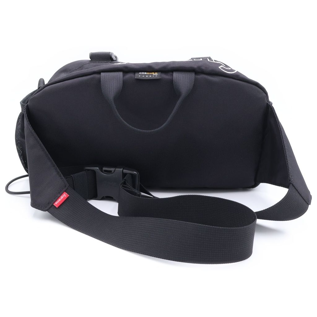 SUPREME (シュプリーム) 19AW Waist Bag ロゴ刺繍 ウエストバッグ