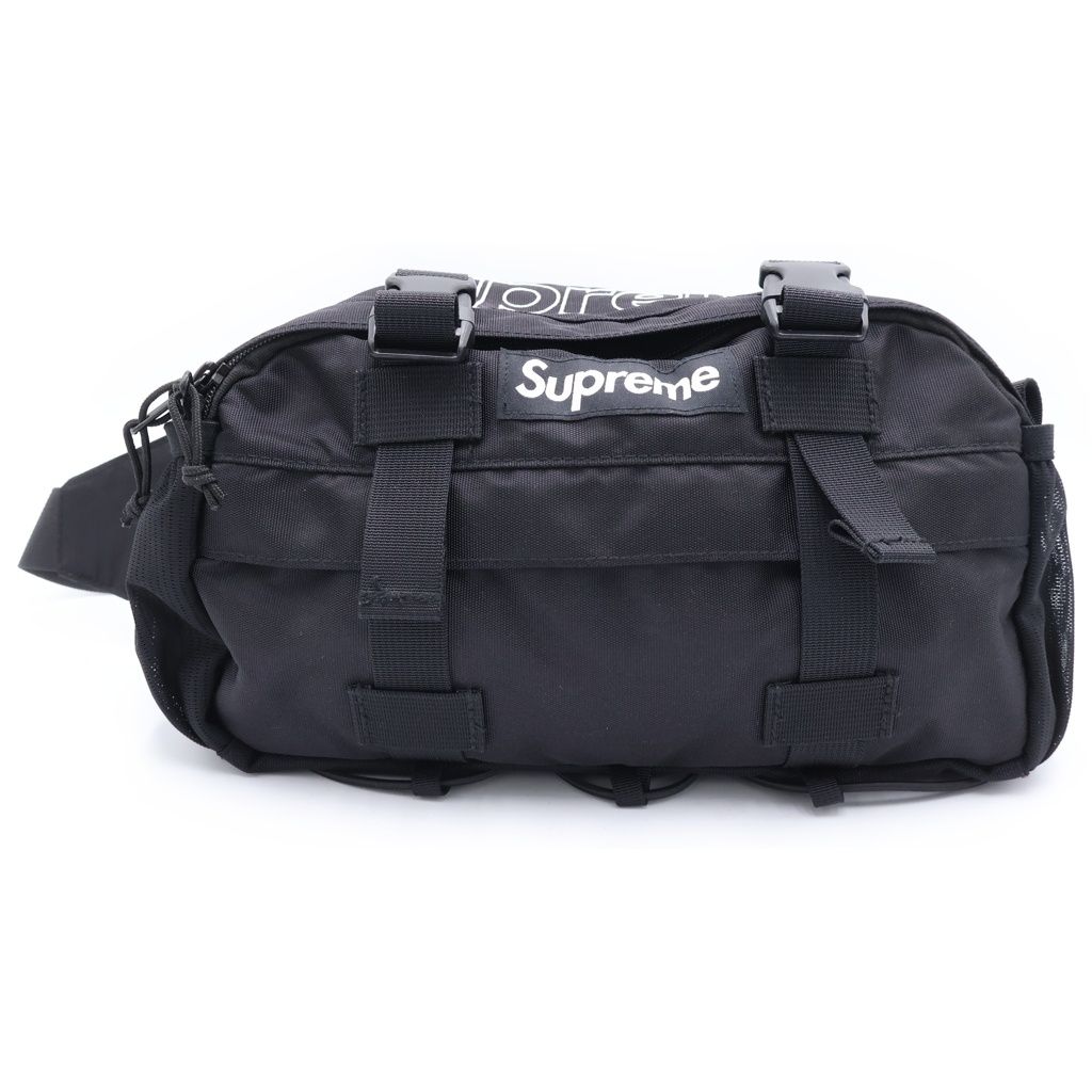 SUPREME (シュプリーム) 19AW Waist Bag ロゴ刺繍 ウエストバッグ