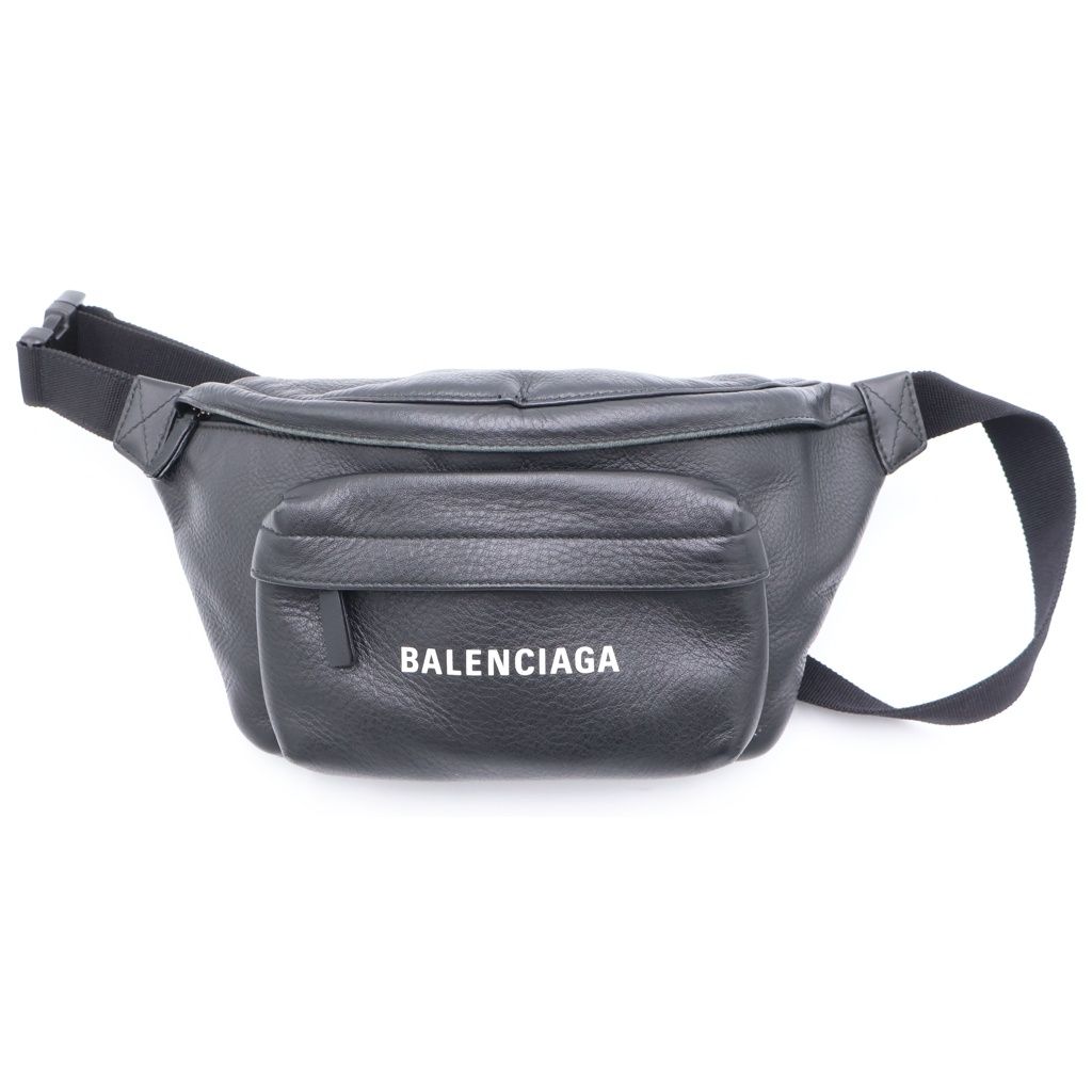 BALENCIAGA (バレンシアガ) Everyday Belt Pack Smooth Calf エブリデイ ベルトパック スムースカーフ レザーボディバッグ ショルダーバッグ ブラック 552375