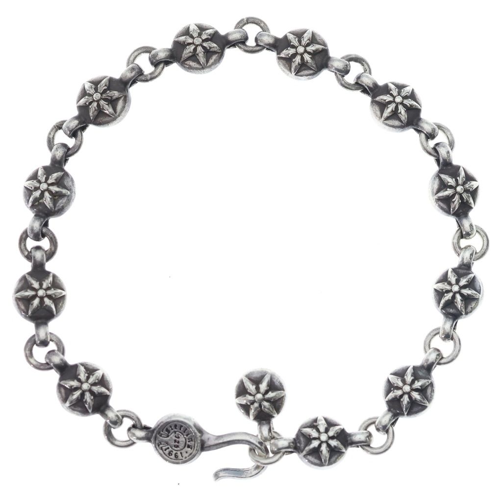 CHROME HEARTS (クロムハーツ) NO1 BALL #1スターボールブレスレット シルバー