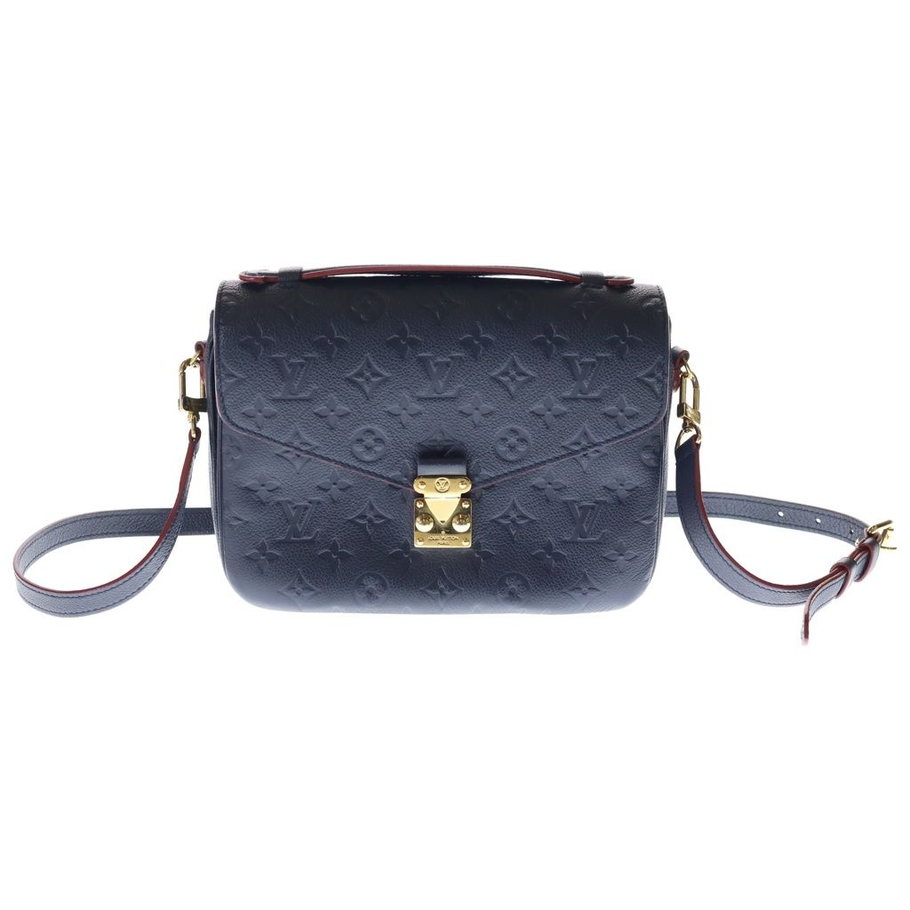 LOUIS VUITTON (ルイヴィトン) モノグラムアンプラント ポシェットメティスMM マリーヌルージュ M44071 RFID