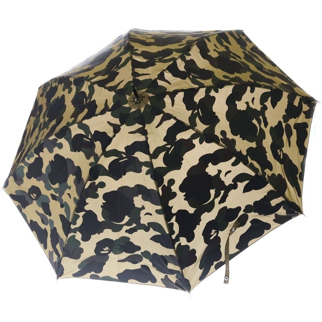 A BATHING APE (アベイシングエイプ) 1ST CAMO UMBRELLA 1STカモ アンブレラ 傘 グリーン