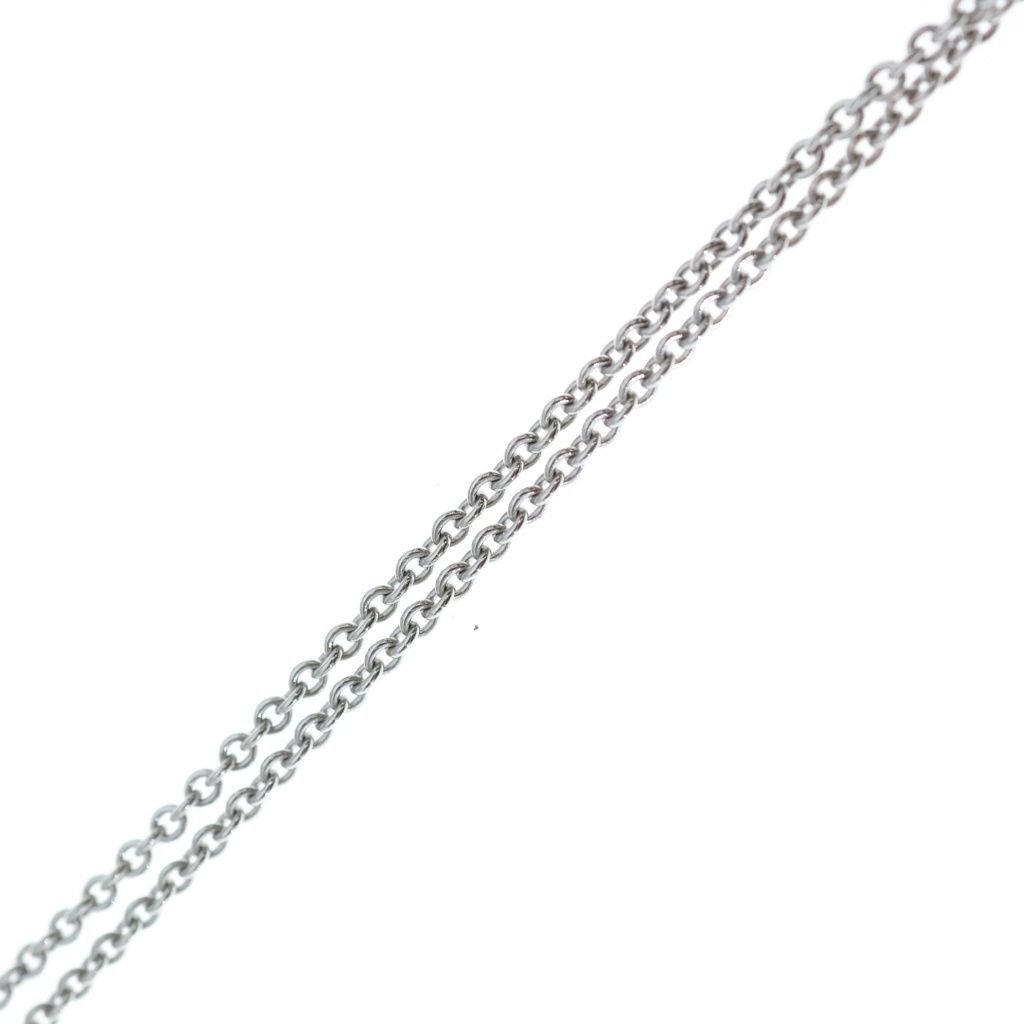 K18 Au750 WG ネックレス BVLGARI (ブルガリ) ビーゼロワン ネックレス Au750 K18 WG ホワイト