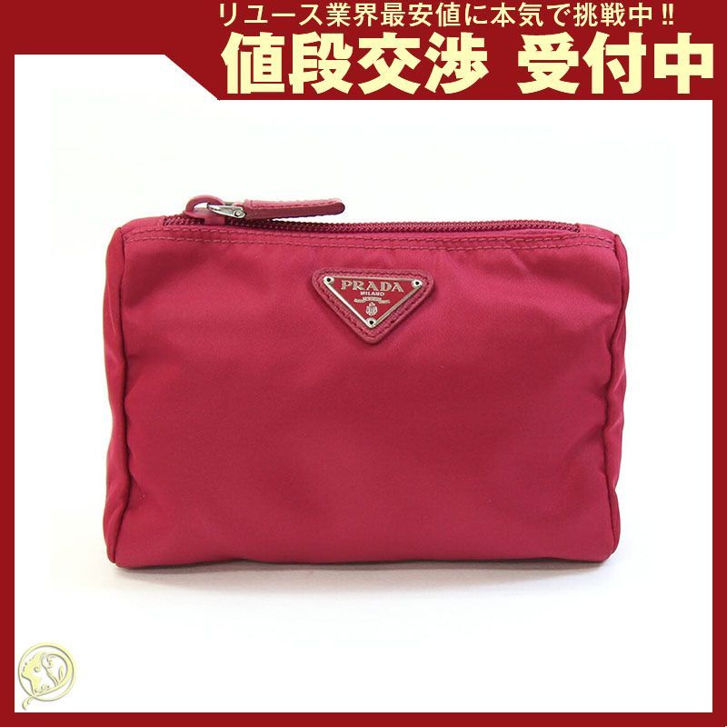 プラダ ポーチ ピンク ナイロン 中古 小物入れ メイク
