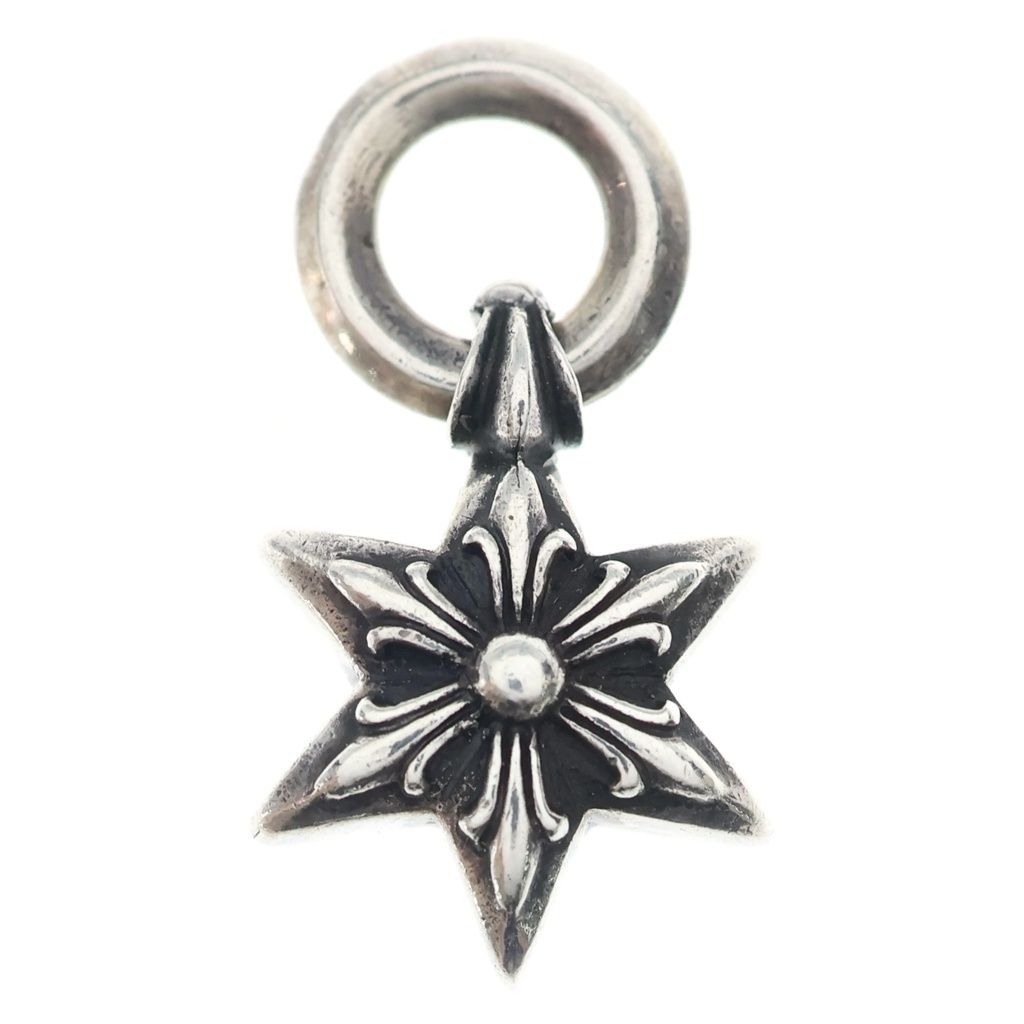 CHROME HEARTS (クロムハーツ) STAR CHARM 6ポイントスターチャーム シルバーネックレストップ