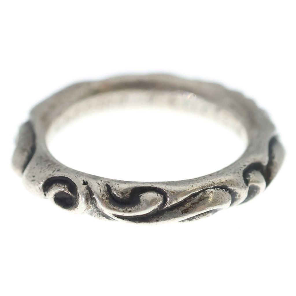 CHROME HEARTS (クロムハーツ) SCRL BAND スクロールバンド リング シルバー BCA351