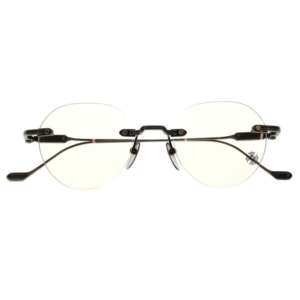 CHROME HEARTS (クロムハーツ) SOFFFFFFFFERS ソーファーズ ラウンド フローラル サングラス 眼鏡 シルバー 115,500円