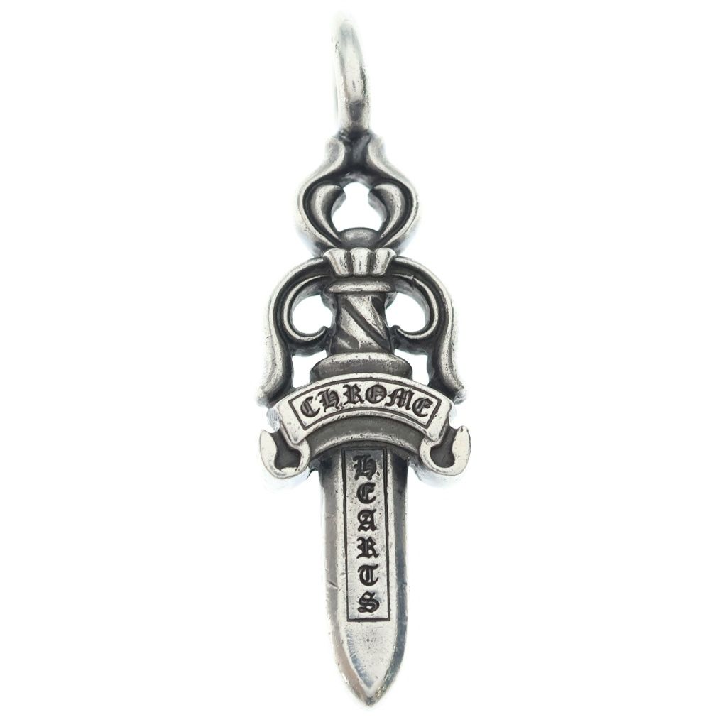 CHROME HEARTS (クロムハーツ) DOUBLE DAGGER ダブルダガーペンダントトップ シルバー BCA251