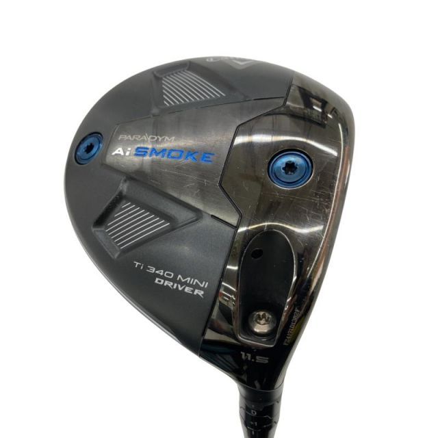 【中古】 キャロウェイ PARADYM Ai SMOKE Ti 340 MINI 11.5° ドライバー DR TENSEI 60 for CW(Ai SMOKE DR) (フレックスS) メンズ 男性用 右利き 右用 Dランク ゴルフクラブ