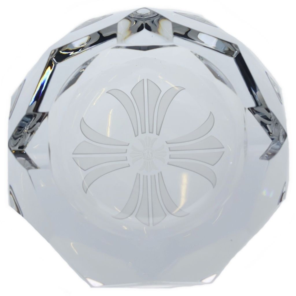 CHROME HEARTS (クロムハーツ) ×Baccarat バカラ CHプラス クリスタル 灰皿 クリア ■