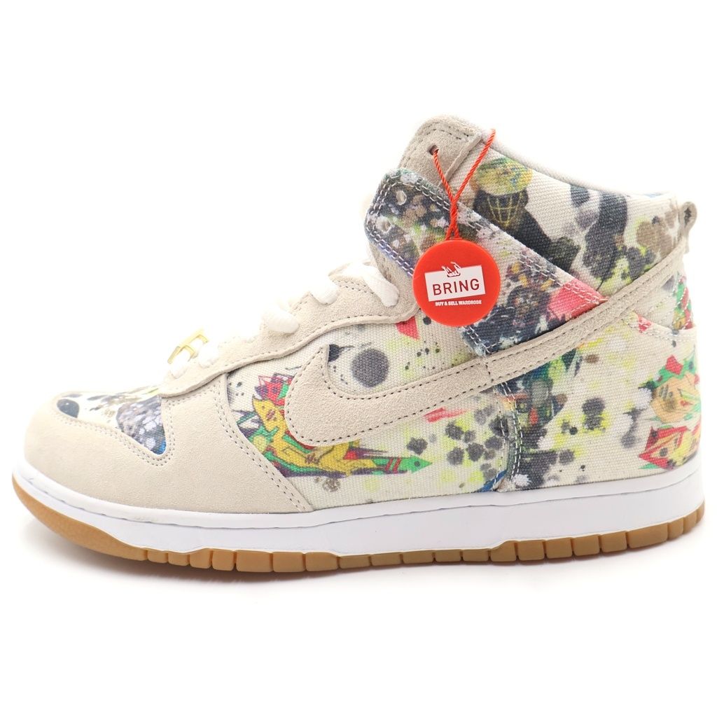 NIKE SB (ナイキエスビー) 23AW ×Supreme DUNK HIGH シュプリーム ダンク ラメルジー ハイカットスニーカー ベージュ US10.5/28.5cm FD8779-100
