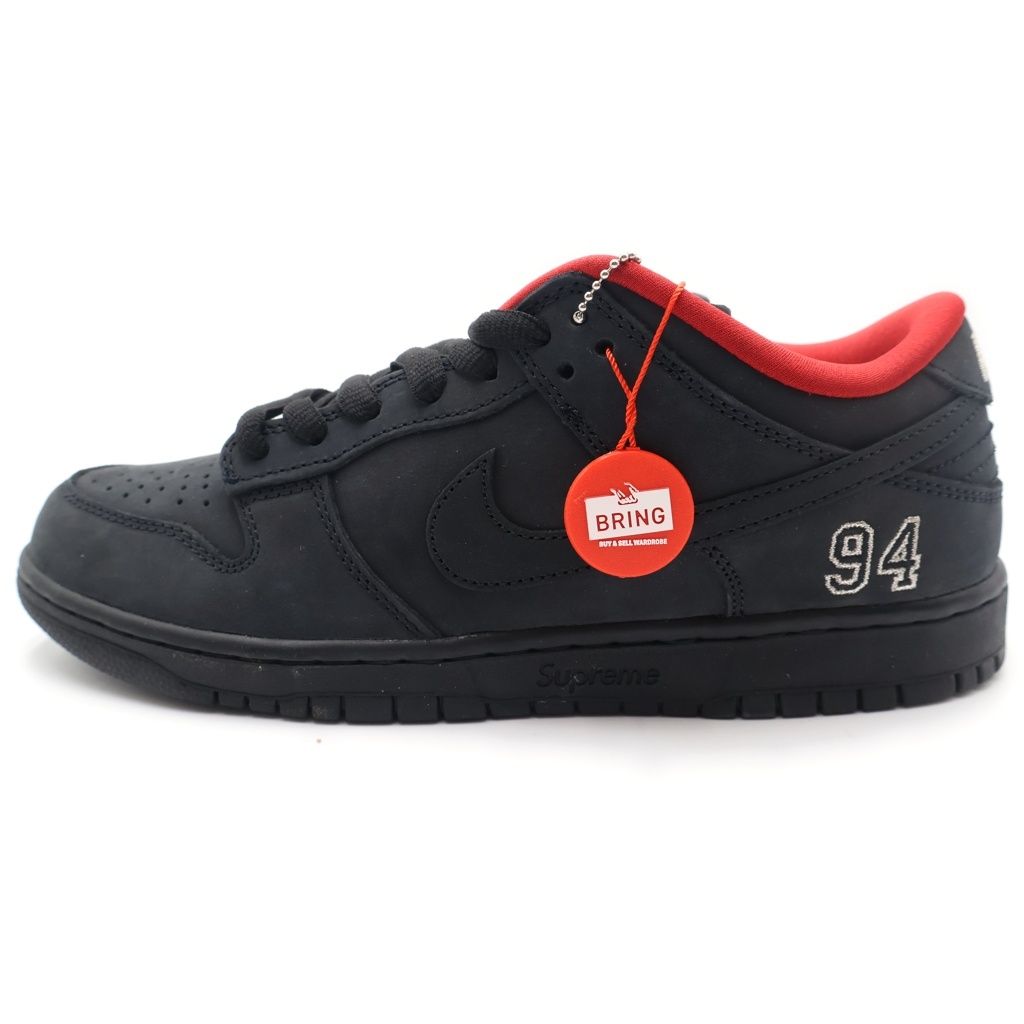 NIKE (ナイキ) 25AW ×Supreme Dunk Low シュプリーム ダンク ローカットスニーカー ブラック US9/27.0cm HQ8487-001