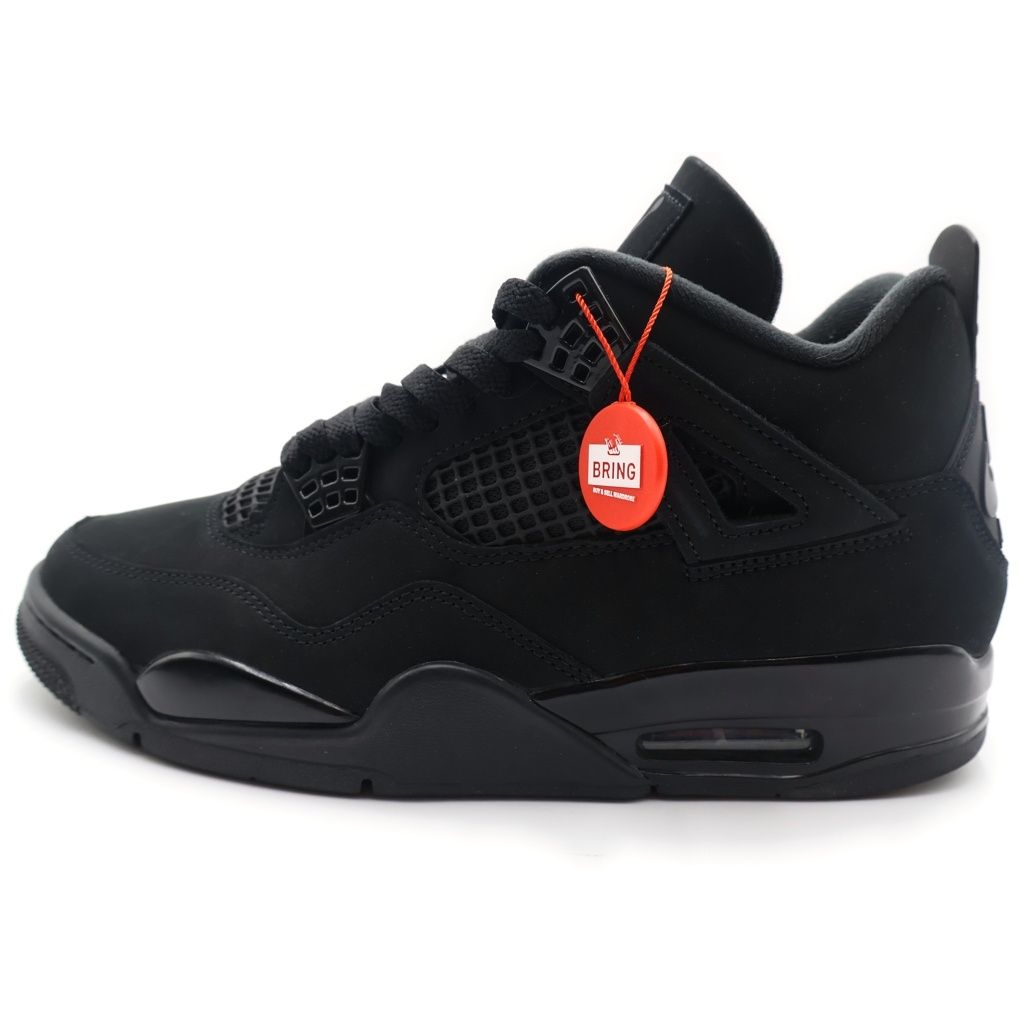 NIKE (ナイキ) AIR JORDAN 4 BLACK CAT ジョーダン4 ブラックキャット ハイカットスニーカー ブラック US11/29cm CU1110-010