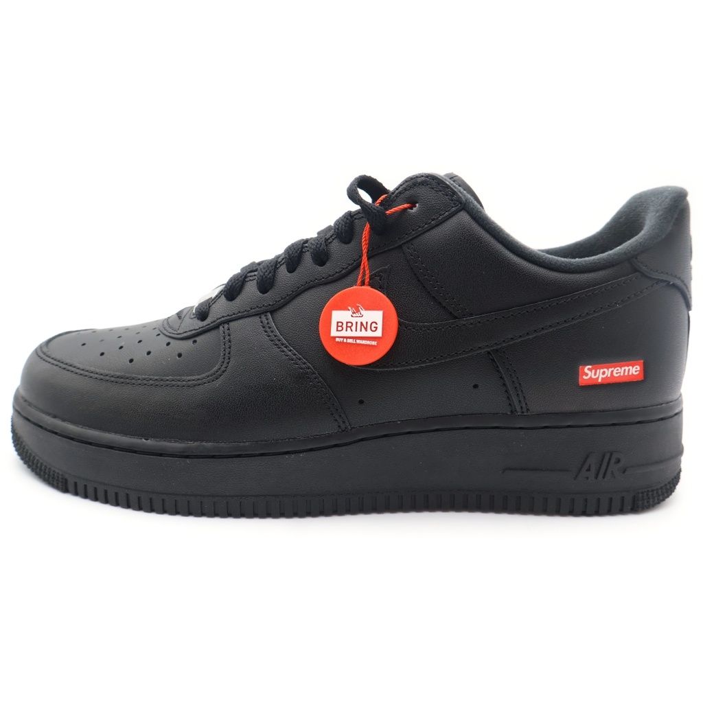 NIKE (ナイキ) × SUPREME AIR FORCE 1 LOW CU9225-100 シュプリーム エアフォースワンロー ローカットスニーカー ブラック US10/28cm