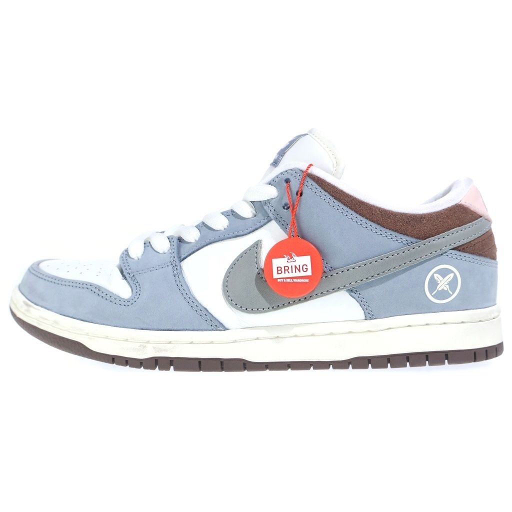 NIKE (ナイキ) ×YUTO HORIGOME DUNK LOW PRO QS FQ1180-001 堀米雄斗 ダンク プロ クイックストライク ローカットスニーカー US8.5/26.5cm ホワイト/グレー
