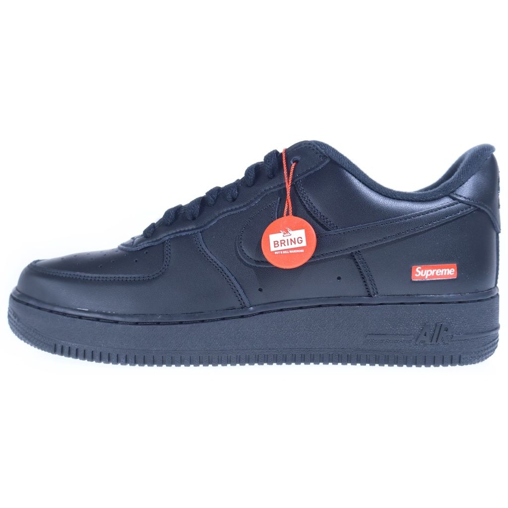 NIKE (ナイキ) ×SUPREME AIR FORCE 1 LOW SP シュプリーム エアフォース1 ローカットスニーカー ブラック US8/28.0cm CU9225-001