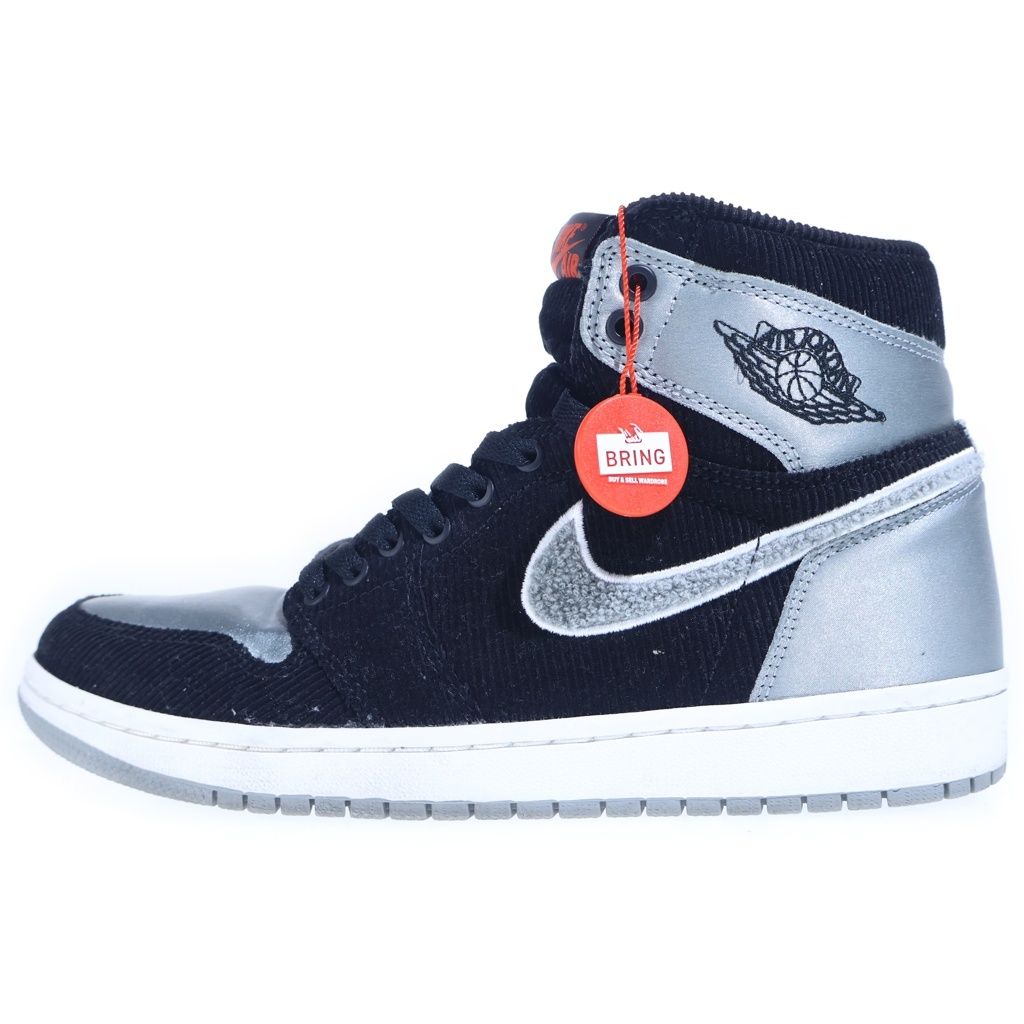 NIKE (ナイキ) ×ALEALI MAY AIR JORDAN 1 RETRO HIGH AJ5991-062 アレイリ・メイ エアジョーダン1 レトロ ハイカットスニーカー ブラック/グレー US8.5/26.5cm