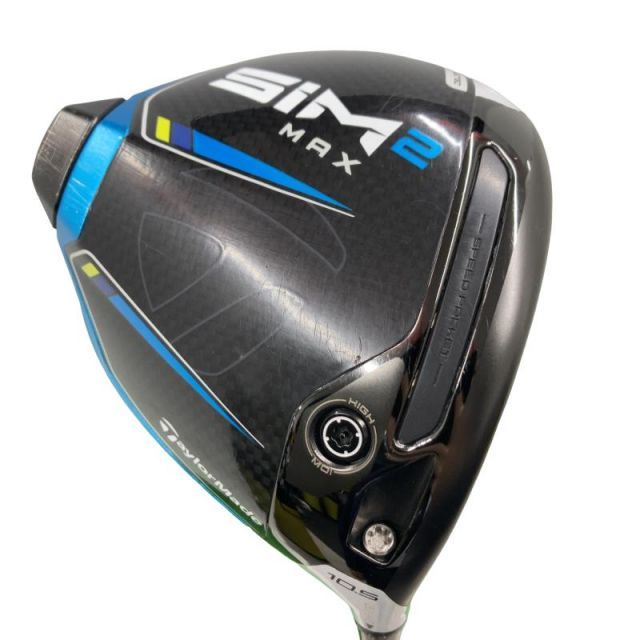 【中古】 テーラーメイド SIM2 MAX 10.5° ドライバー DR TENSEI BLUE TM50(SIM2 DR) (フレックスS) メンズ 男性用 右利き 右用 Cランク ゴルフクラブ