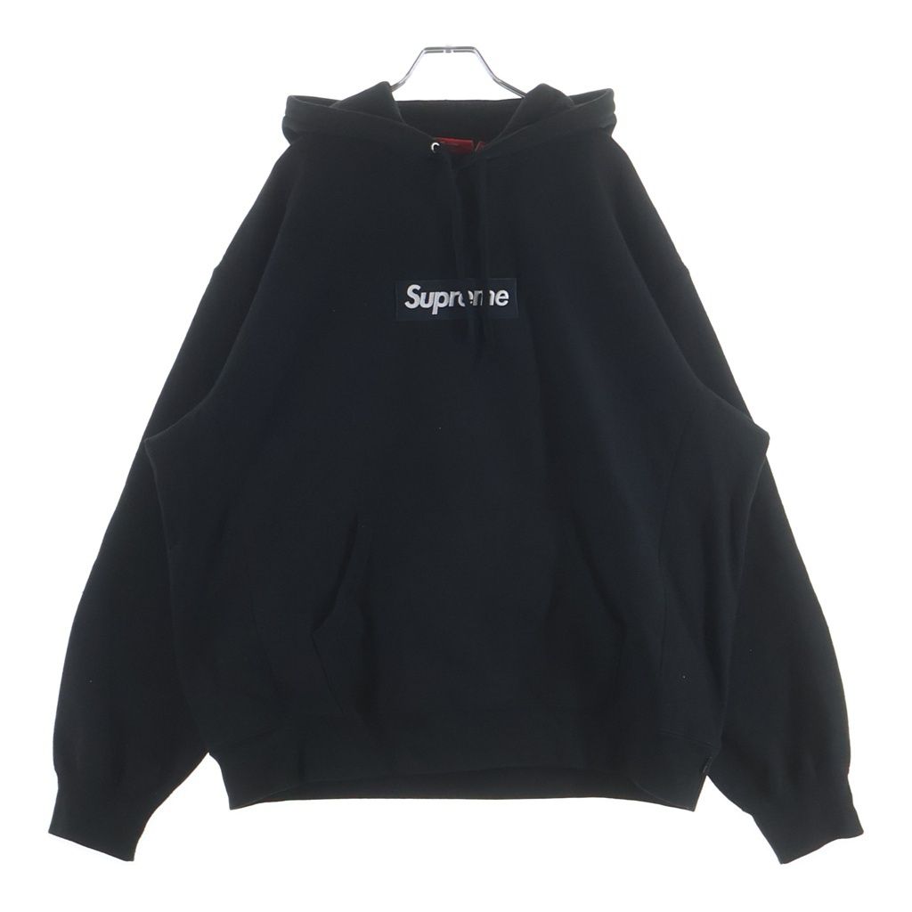 SUPREME (シュプリーム) 24AW Box Logo Hooded Sweatshirt ボックスロゴ スウェット プルオーバーパーカー フーディ ブラック