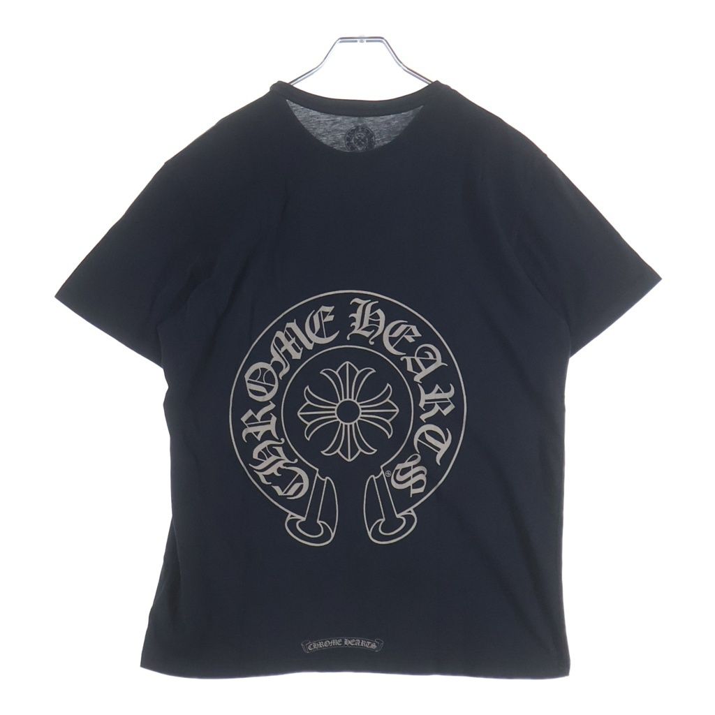CHROME HEARTS (クロムハーツ) OLD HorseshoeLogo T-Shirt オールド バックホースシューロゴ 半袖 Tシャツ