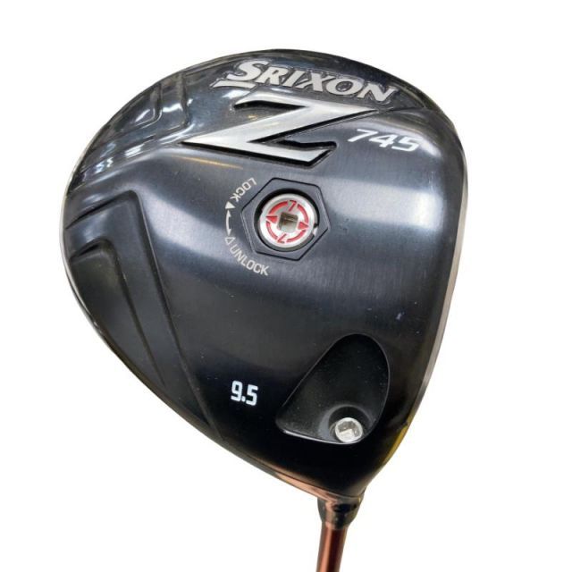【中古】 ダンロップ SRIXON Z745 9.5° ドライバー DR 純正特注シャフト (フレックスS) メンズ 男性用 右利き 右用 Cランク ゴルフクラブ