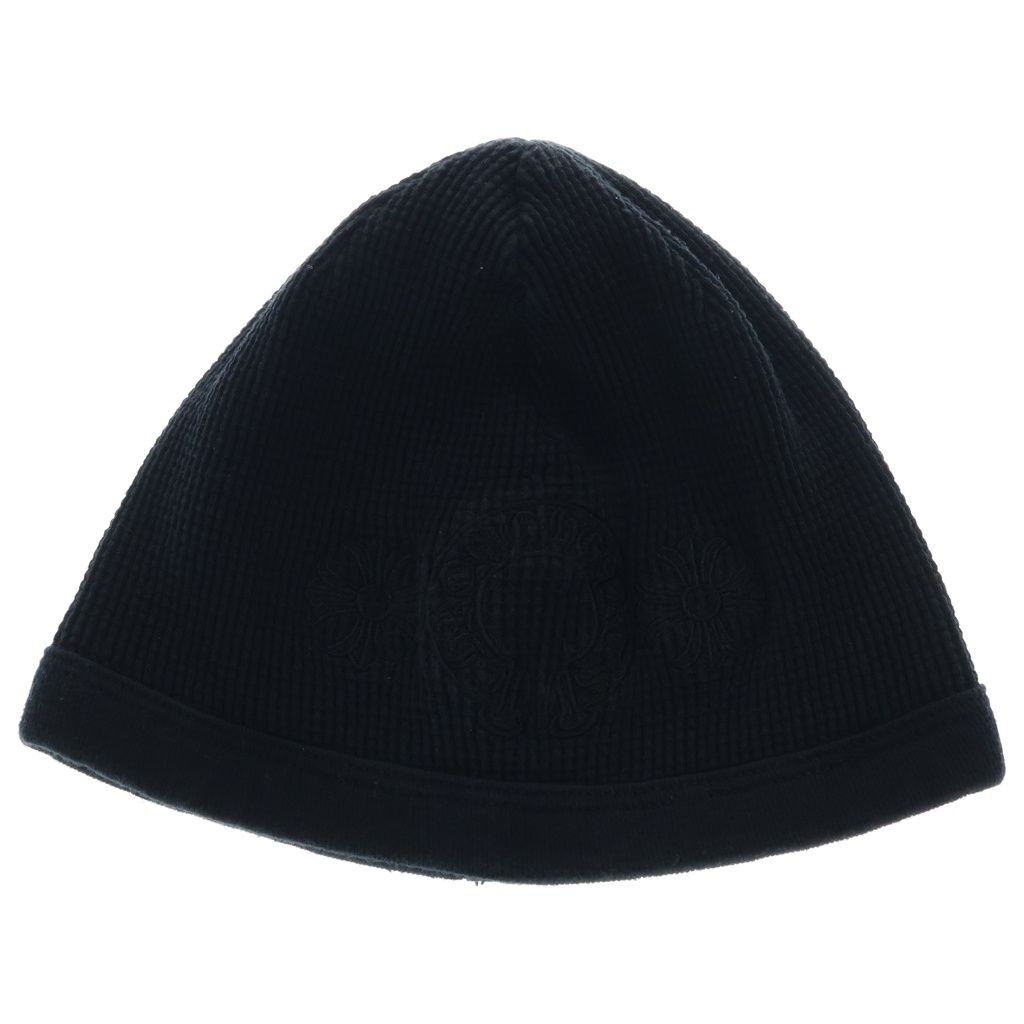 CHROME HEARTS (クロムハーツ) THERMAL BEANIE CHプラス ホースシュー刺繍 サーマルビーニー キャップ ブラック