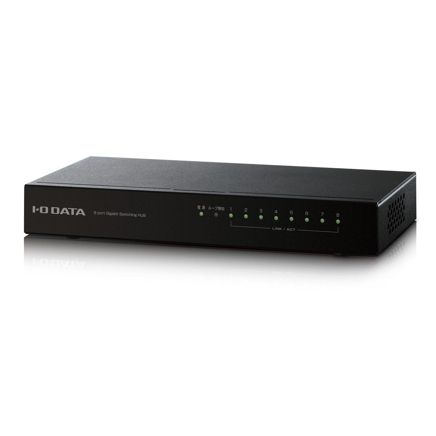 新品 I-O DATA Gigabit対応 8ポートスイッチングハブ ETG-ESH08NB