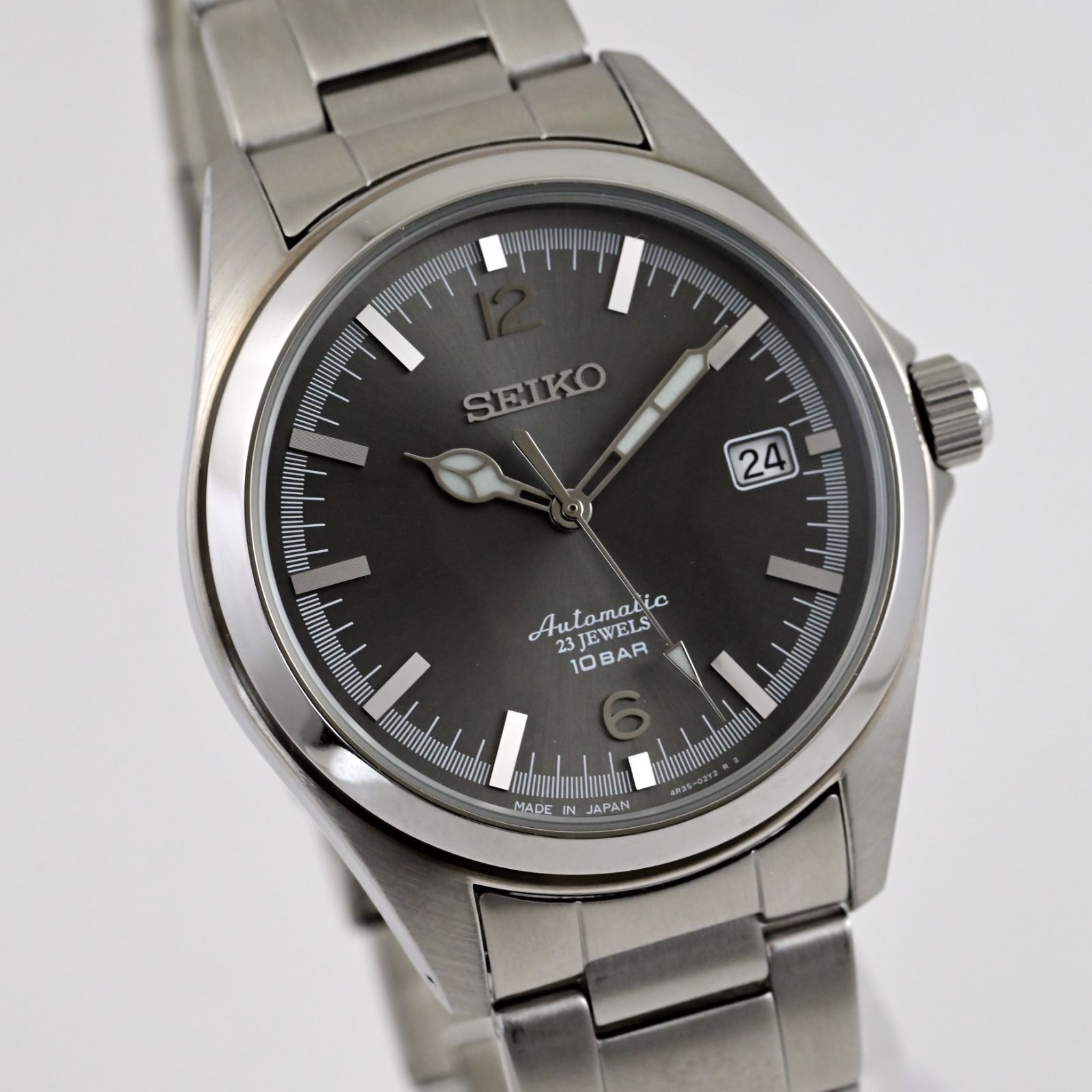セイコー チックタックコラボ 限定モデル Seiko TiCTAC 35th Anniversary Limited SZSB006 Grey Automatic Ref.4R35-02R0