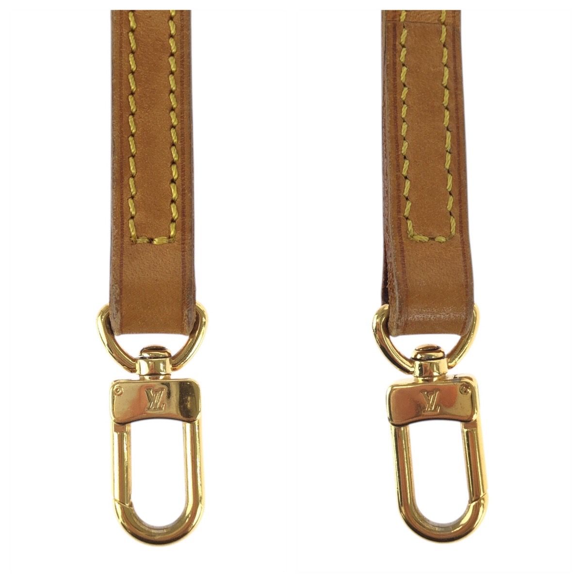 美品 LOUIS VUITTON ルイヴィトン ヌメ革 ブラウン ゴールド金具 