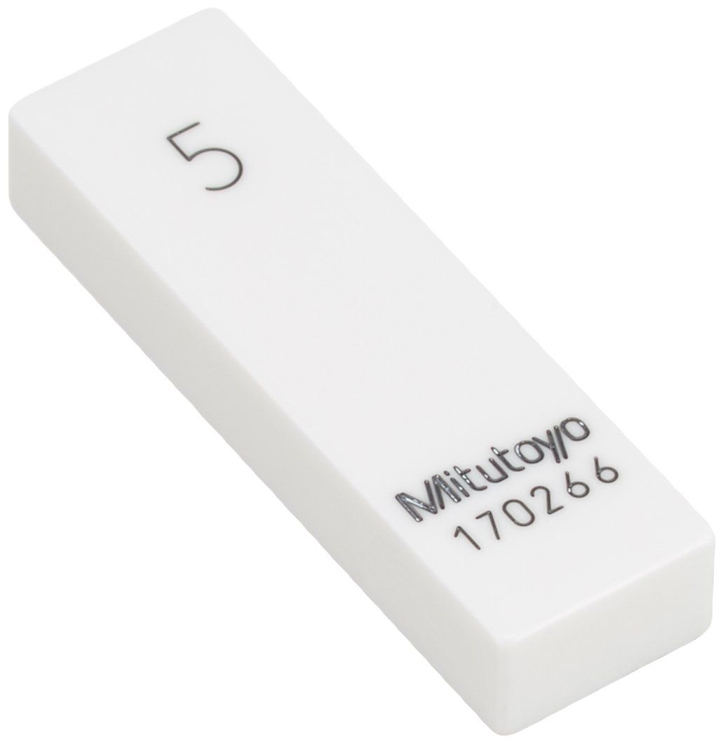 新品 ミツトヨ(mitutoyo) レクタンギュラゲージブロック セラミックス製 1級 5mm 613615-03