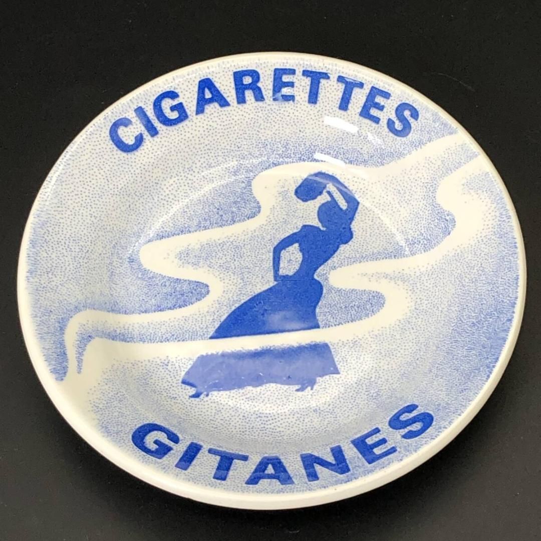現地フランス購入品 Gitanes ジタン 灰皿 四角 現地フランス購入品