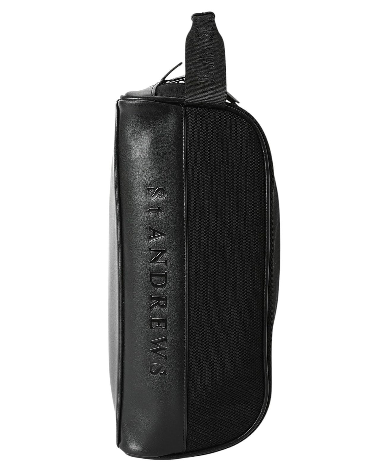 新品 [セントアンドリュース] 継続定番商品 シューズケース [メッシュボンディングシリーズ] / ゴルフ 靴 / 042-6984255 010_ブラック FR