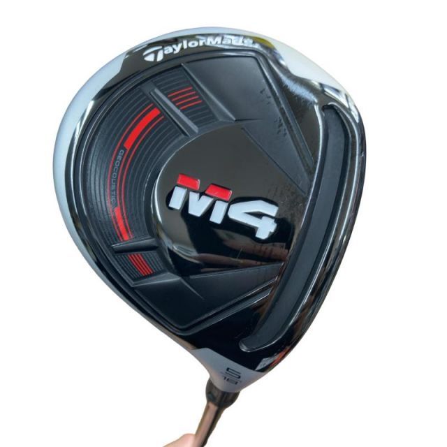 【中古】 テーラーメイド M4(2021) 5W フェアウェイウッド FW Fujikura ATMOS Red 6 (フレックスS) メンズ 男性用 右利き 右用 Cランク ゴルフクラブ