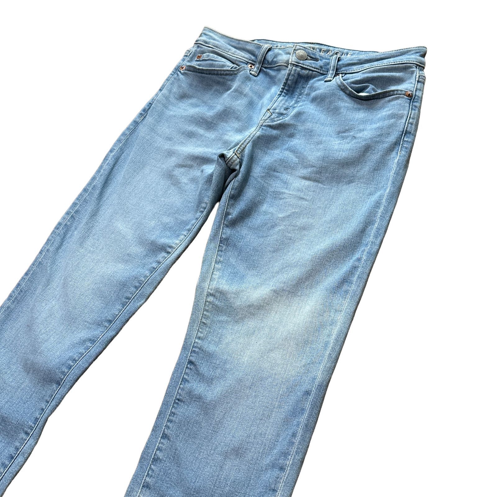 AMERICAN EAGLE SKINNY スキニーデニム ライトブルー サイズW30 メンズ 