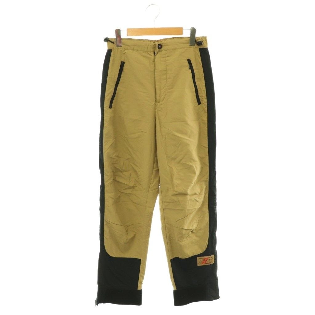 ヒルフィガー アスレチックス HILFIGER ATHLETICS ナイロンパンツ M カーキベージュ ブラック /ES ■ECB004
