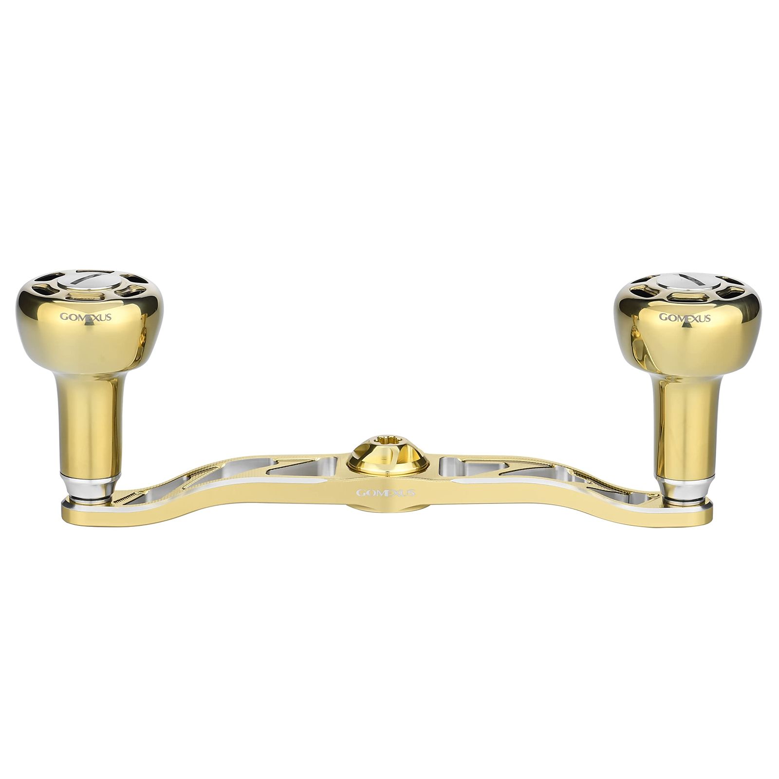 ゴメクサス CH120 リールハンドル ダイワ (Daiwa) シマノ (Shimano) ベイトリール対応 ダブルハンドル カルカッタコンクエスト オシアコンクエスト 両軸リール ハンドル交換 120mm ハンドルノブ付き タイラバ ジギング 青物 ...