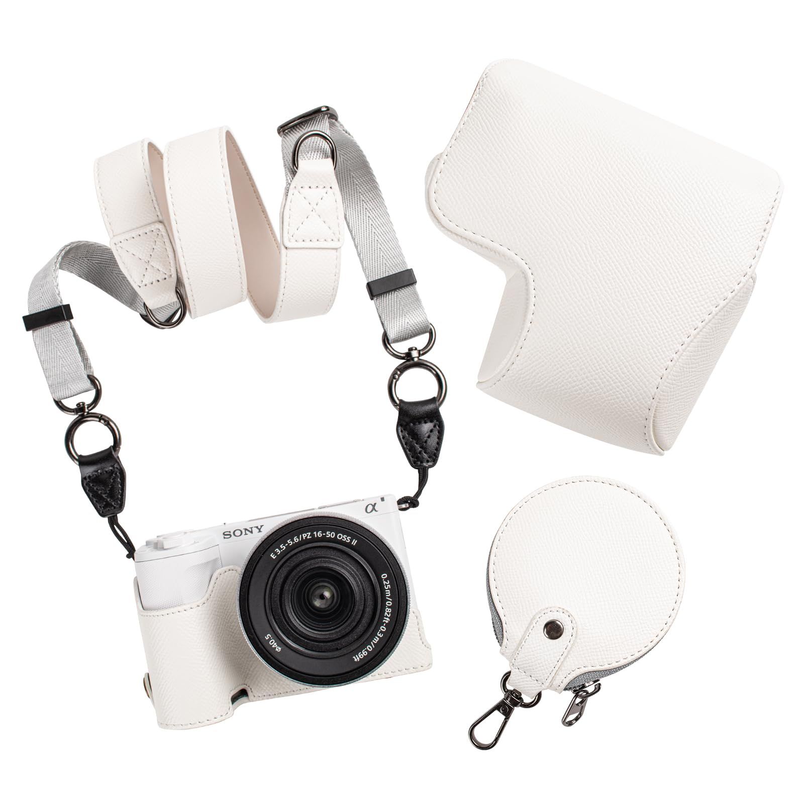 kinokoo for VLOGCAM ZV-E10 II ケース、SONY ミラーレス一眼カメラ 16