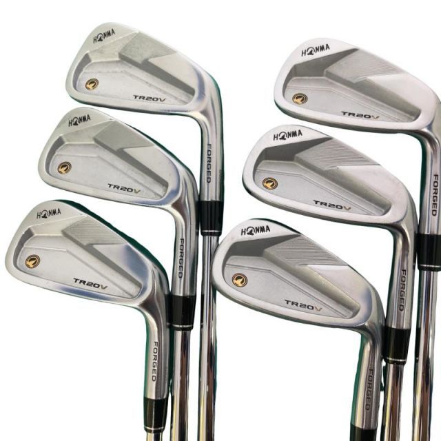 【中古】 本間ゴルフ TOUR WORLD TR20V 6S アイアンセット IR リシャフト (フレックスその他) メンズ 男性用 右利き 右用 Cランク ゴルフクラブ