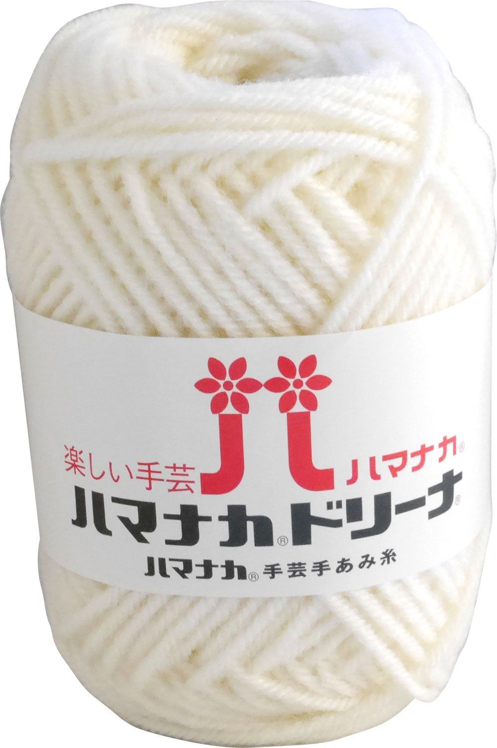 新品 ハマナカ ドリーナ 毛糸 極太 col.1 ホワイト 系 50g 約45m 5玉セット 0116