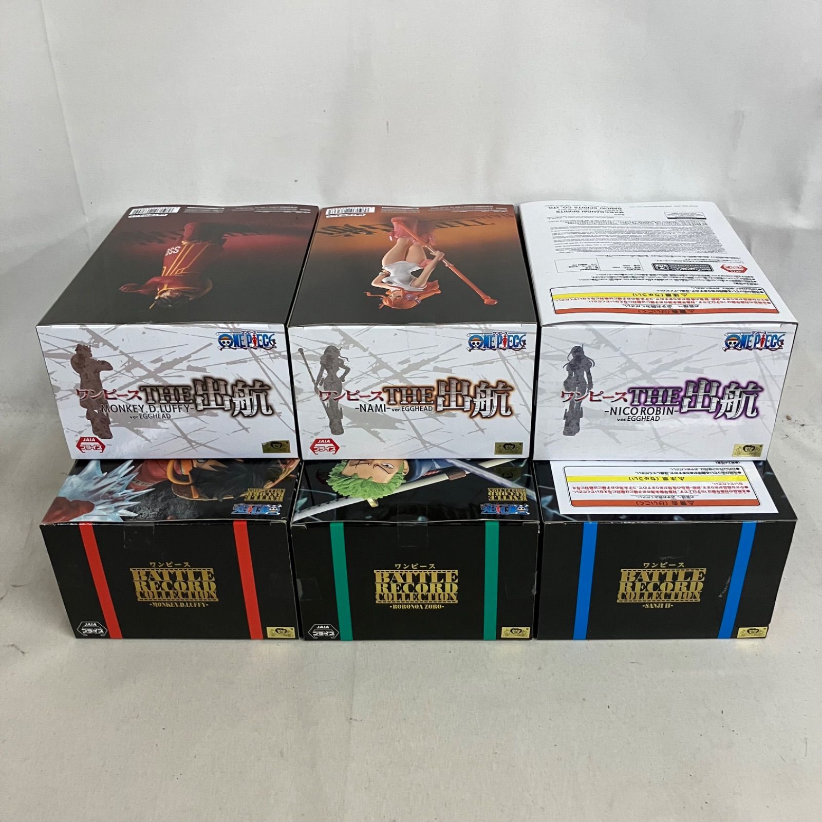 未開封 ONE PIECE THE出航 モンキー・D・ルフィ エッグヘッド 他