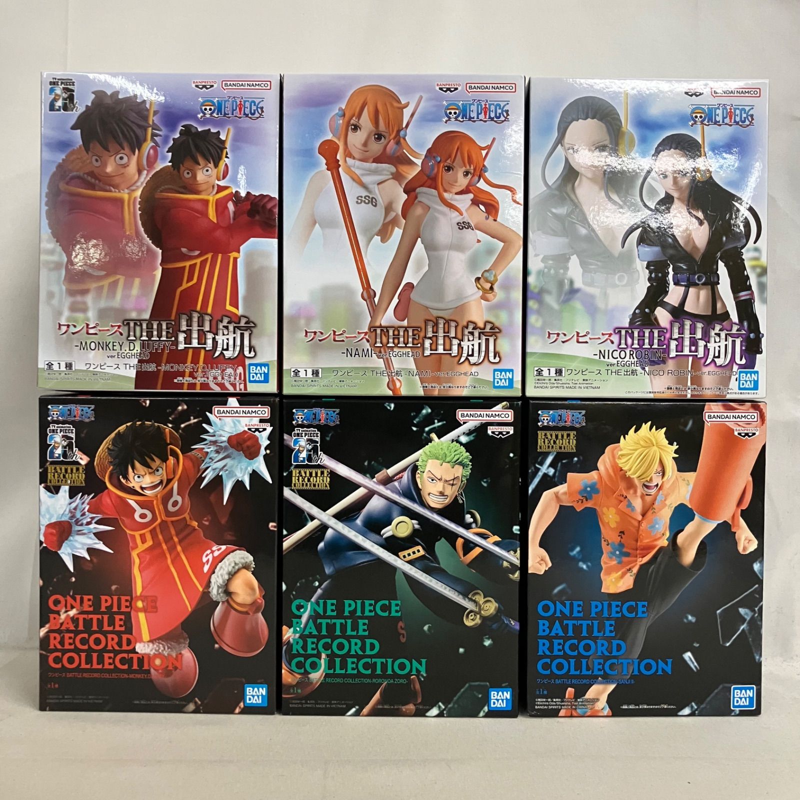 未開封 ONE PIECE THE出航 モンキー・D・ルフィ エッグヘッド 他