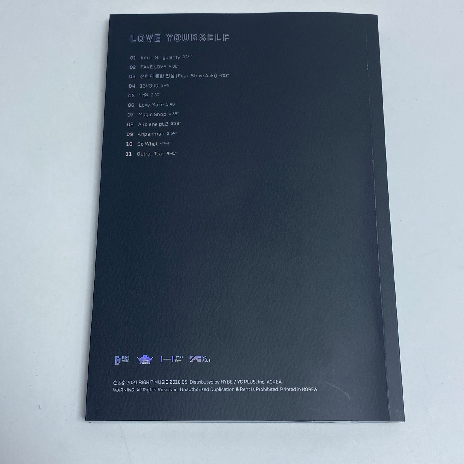 BTS WORLD LOVE YOURSELF その他3点セット 訳アリ CD動作確認済み DVD 