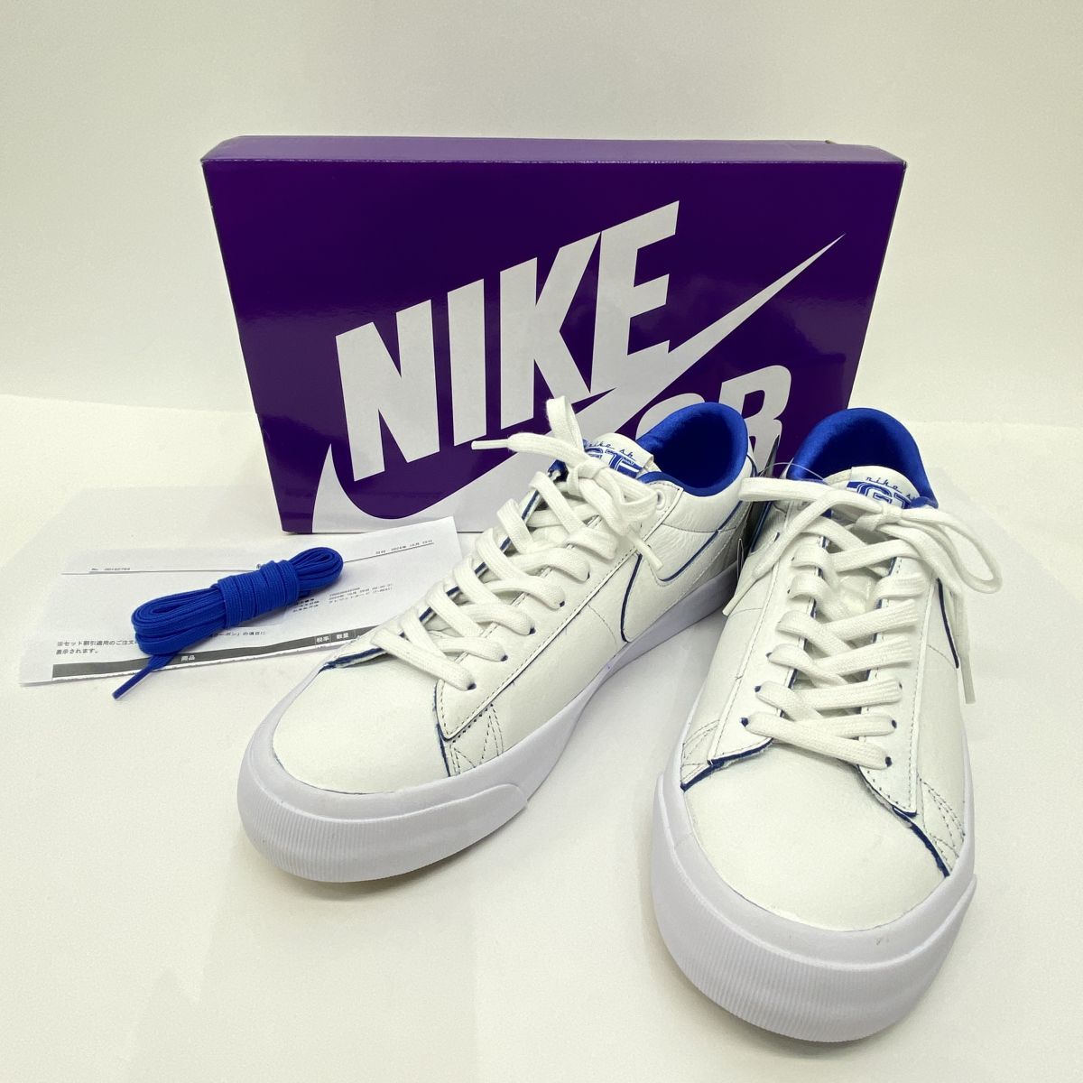 【未使用】NIKE SB BLAZER LOW PRO GT PRM ナイキ SB ブレーザー ロー プロ FZ1300-100 US10 28cm 箱有