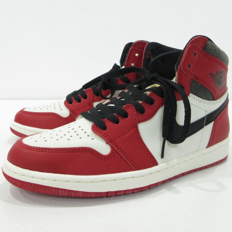 【三重本店】 中古 NIKE | ナイキ スニーカー Air Jordan 1 High OG エアジョーダン 1 レトロ ハイ オリジナル シカゴ DZ5485-612 レッド サイズ：27.5cm 【126】