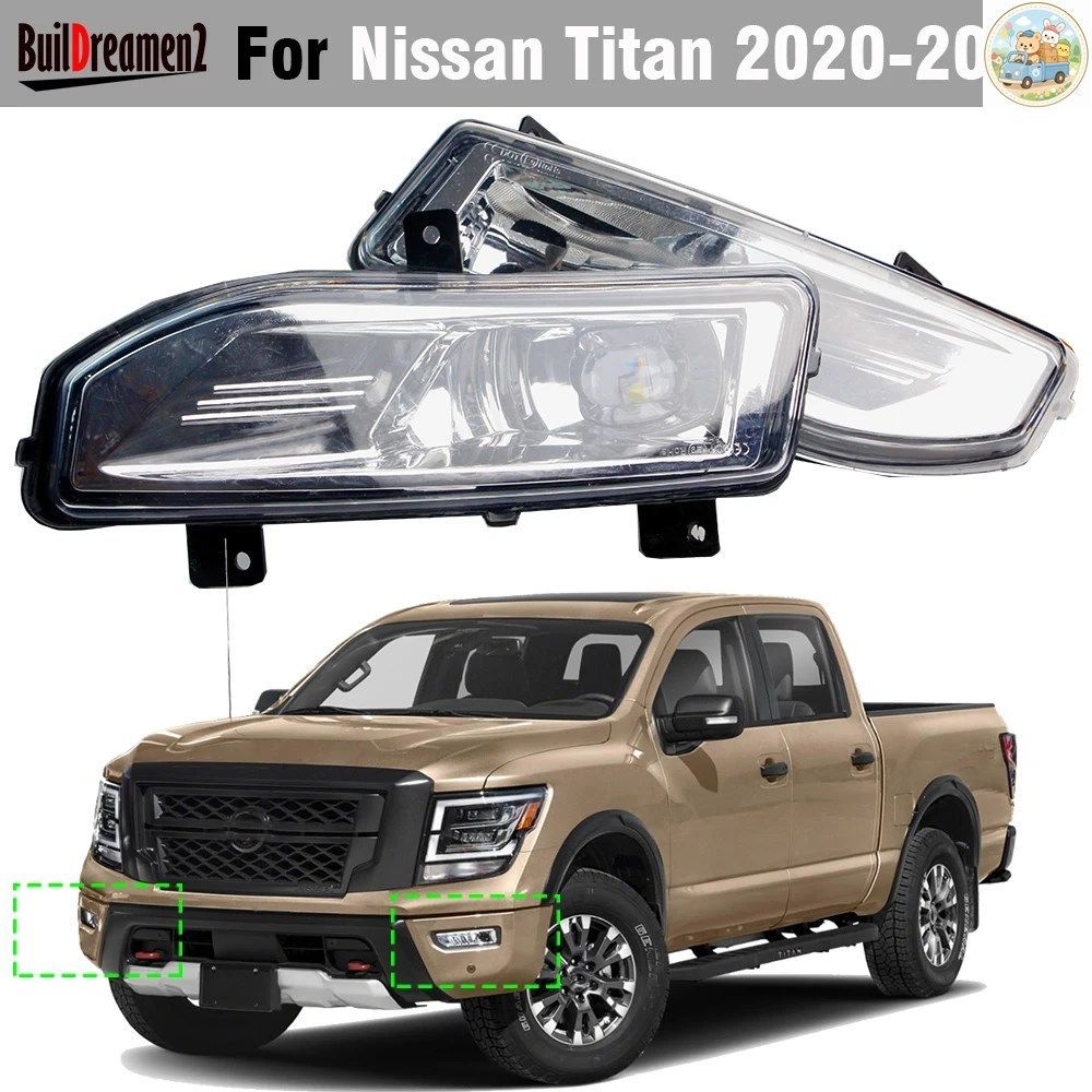 2ピースLEDレンズフォグランプ日産タイタン2020 2021 2022 30W H11トラック外部フォグランプアセンブリ4000LM 12V 9,309円